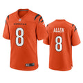Men’s Cincinnati Bengals #8 Brandon Allen Nike Orange Alternate Vapor Limited Jersey