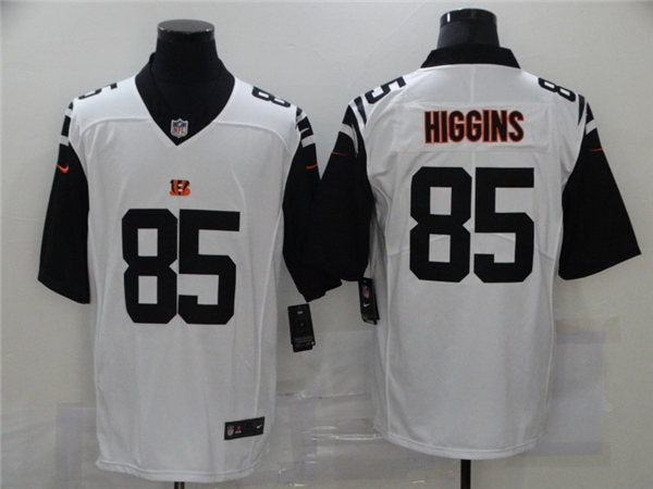 Men’s Cincinnati Bengals #85 Tee Higgins Nike White Color Rush Limited Jersey