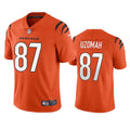 Mens Cincinnati Bengals #87 C.J. Uzomah Nike Orange Alternate Vapor Limited Jersey