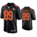 Men’s Cincinnati Bengals #89 Drew Sample Nike Black Super Bowl LVI Bound Game Fashion Jersey