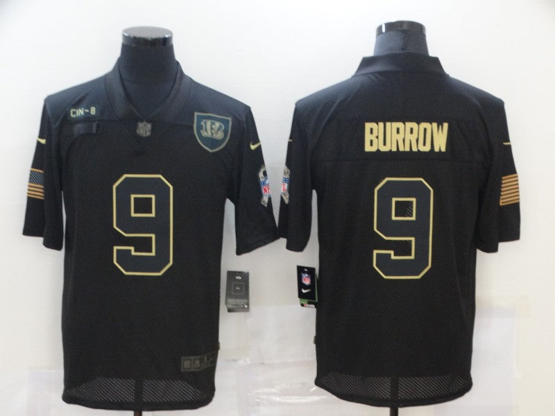 Men’s Cincinnati Bengals #9 Joe Burrow Alternate Jersey