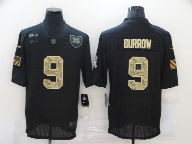 Men’s Cincinnati Bengals #9 Joe Burrow Authentic Jersey