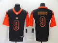 Men’s Cincinnati Bengals #9 Joe Burrow Nike Anthracite Inverted Game Jersey