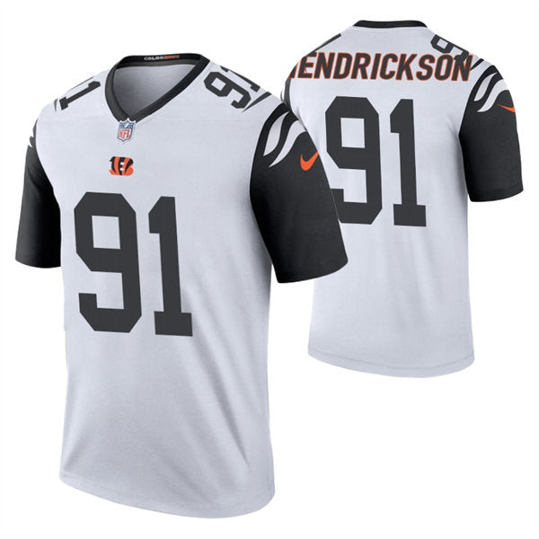 Men’s Cincinnati Bengals #91 Trey Hendrickson Nike White Color Rush Limited Jersey