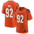 Men’s Cincinnati Bengals #92 B.J. Hill Nike Orange Alternate Vapor F.U.S.E. Limited Jersey