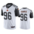 Men’s Cincinnati Bengals #96 Cameron Sample Nike White Color Rush Limited Jersey