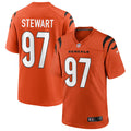 Men’s Cincinnati Bengals #97 Shemar Stewart Nike Orange Alternate Vapor F.U.S.E. Limited Jersey