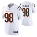 Men’s Cincinnati Bengals #98 D.J. Reader Nike White Away Vapor Limited Jersey