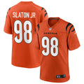Men’s Cincinnati Bengals #98 Tedarrell Slaton Jr  Nike Orange Alternate Vapor F.U.S.E. Limited Jersey
