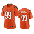 Men’s Cincinnati Bengals #99 Myles Murphy Nike Orange Alternate Vapor Limited Player Jersey