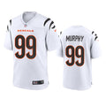Men’s Cincinnati Bengals #99 Myles Murphy Nike White Vapor Limited Player Jersey