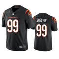 Men’s Cincinnati Bengals #99 Tyler Shelvin Nike Black Team Color Vapor Limited Jersey