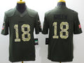 Men’s Cincinnati Bengals A.J. Green #18 Army Green Jersey