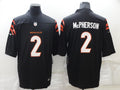 Men’s Cincinnati Bengals Evan McPherson #2 Black Jersey