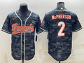 Men’s Cincinnati Bengals Evan McPherson #2 Grey Camouflage Jersey