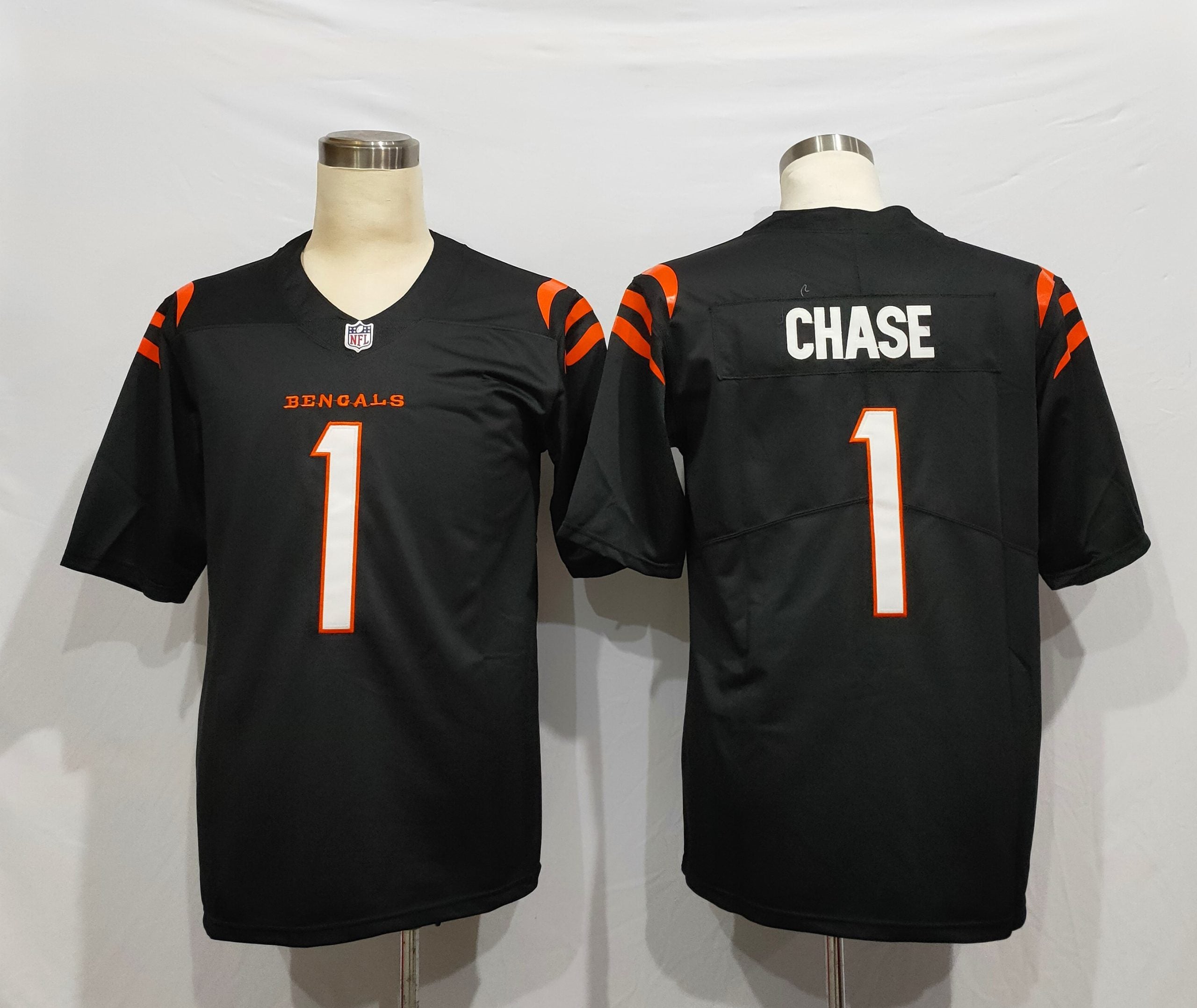 Men’s Cincinnati Bengals Ja’Marr Chase #1 Black Jersey