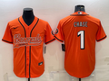 Men’s Cincinnati Bengals Ja’Marr Chase #1 Orange Jersey