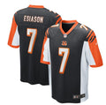Men’s Cincinnati Bengals Retired Player #7 Boomer Esiason Nike Black Game Jersey