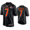 Men’s Cincinnati Bengals Retired Player #7 Boomer Esiason Nike Black Super Bowl LVI Bound Game Fashion Jersey