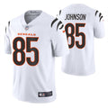Men’s Cincinnati Bengals Retired Player #85 Chad Johnson Nike White Away Vapor Limited Jersey
