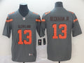 Men’s Cleveland Browns #13 Odell Beckham Jr Nike Gray Inverted Legend Jersey