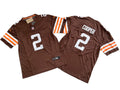 Men’s Cleveland Browns #2 Amari Cooper Nike Brown Home Vapor F.U.S.E. Limited Jersey