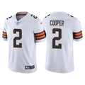 Men’s Cleveland Browns #2 Amari Cooper Nike White Away Vapor Limited Jersey