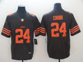 Men’s Cleveland Browns #24 Nick Chubb Nike Brown Color Rush Legend Player Jersey