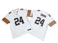 Men’s Cleveland Browns #24 Nick Chubb Nike White 2023 F.U.S.E. Vapor Limited Jersey