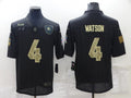Men’s Cleveland Browns #4 Deshaun Watson Black Jersey