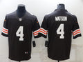 Men’s Cleveland Browns #4 Deshaun Watson Nike Brown Home Vapor Limited Jersey