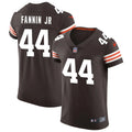 Mens Cleveland Browns #44 Harold Fannin Jr. Nike Brown Home Vapor F.U.S.E. Limited Jersey