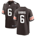 Mens Cleveland Browns #6 Dillon Gabriel Nike Brown Home Vapor F.U.S.E. Limited Jersey