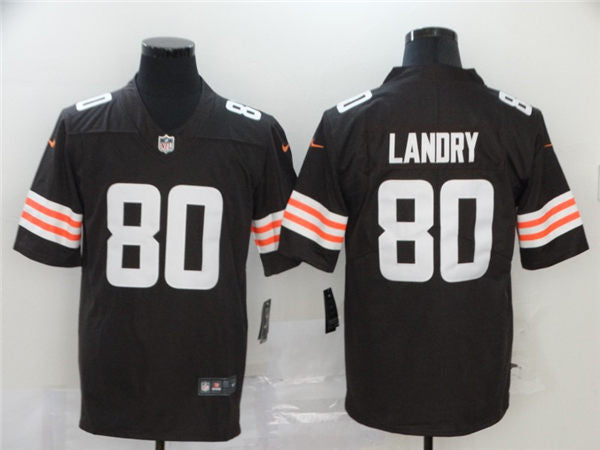 Men’s Cleveland Browns #80 Jarvis Landry Nike Brown Legend Player Jersey