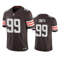 Mens Cleveland Browns #99 Za’Darius Smith Nike Brown Home Vapor Limited Jersey