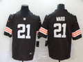 Men’s Cleveland Browns Denzel Ward #21 Brown Jersey