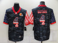 Men’s Cleveland Browns Deshaun Watson #4 Gray Camouflage Jersey
