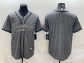 Men’s Cleveland Browns Gray Blank Jersey