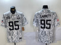 Men’s Cleveland Browns Myles Garrett #95 Arctic Camo 2024 Salute to Service Limited Jersey