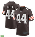 Mens Cleveland Browns Retired Player #44 Leroy Kelly Nike Brown Home Vapor Limited Jersey