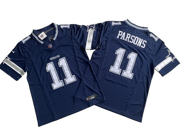 Men’s Dallas Cowboys #11 Micah Parsons Nike 2023 Navy Vapor F.U.S.E. Limited Jersey
