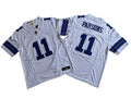 Men’s Dallas Cowboys #11 Micah Parsons Nike 2023 White Vapor F.U.S.E. Limited Jersey