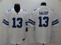 Men’s Dallas Cowboys #13 Michael Gallup Nike White Vapor Untouchable Limited Jersey