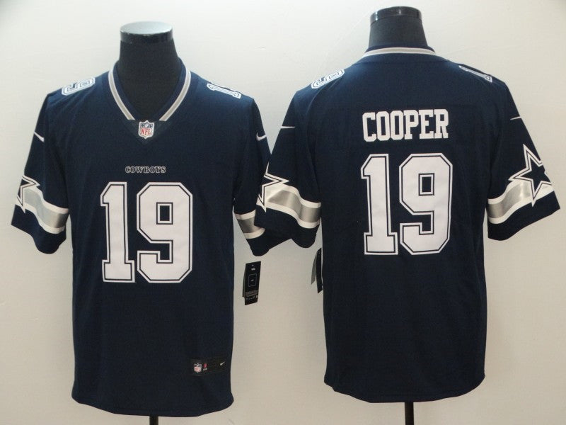 Men’s Dallas Cowboys #19 Amari Cooper Nike Navy Team Color Untouchable Limited Jersey