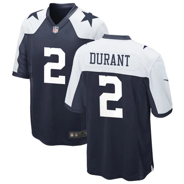 Mens Dallas Cowboys #2 Cobie Durant Nike Navy Alternate Vapor F.U.S.E. Limited Jersey