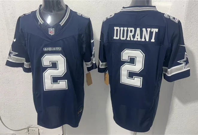 Mens Dallas Cowboys #2 Cobie Durant Nike Navy Vapor F.U.S.E. Limited Jersey