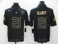 Men’s Dallas Cowboys #21 Ezekiel Elliott Black Jersey