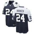 Mens Dallas Cowboys #24 Malik Hooker Nike Navy Alternate Vapor Limited Jersey