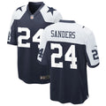Mens Dallas Cowboys #24 Miles Sanders Nike Navy Alternate Vapor F.U.S.E. Limited Jersey