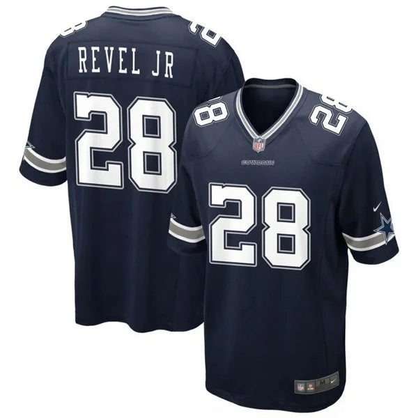 Mens Dallas Cowboys #28 Shavon Revel Jr. Nike Navy Vapor F.U.S.E. Limited Jersey